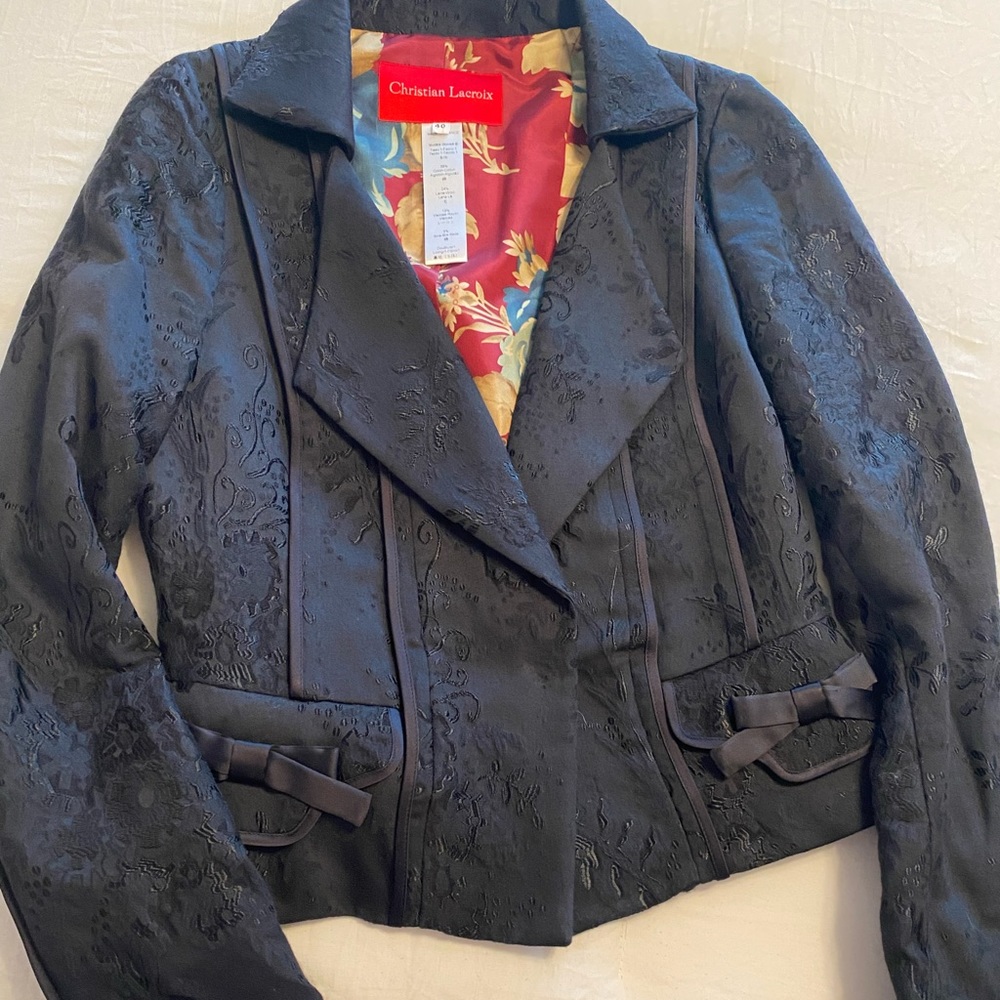 Christian Lacroix dress blazer